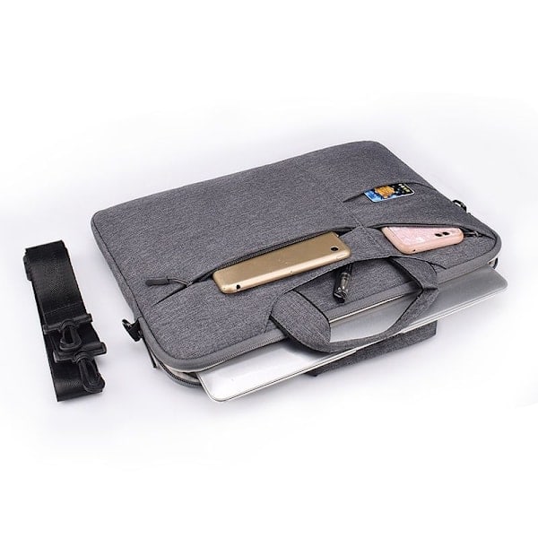 Tech-Protect Pocketbag -läppärilaukku 14\" harmaa