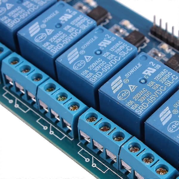 Kanal DC 5V relæmodul med optokobler