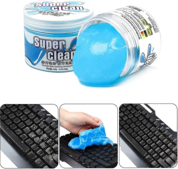 Tastatur Rengøring Super Ren Gel Til Bærbare Computere, Computere, Biludluftninger, Lommeregnere