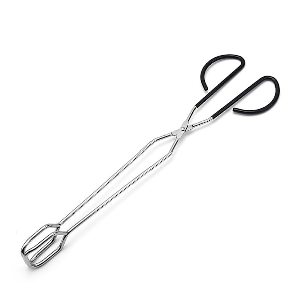 Extra lång saxtång 41 cm Rostfritt stål Grilltång Matlagningsredskap Köksutrustning B 2pcs