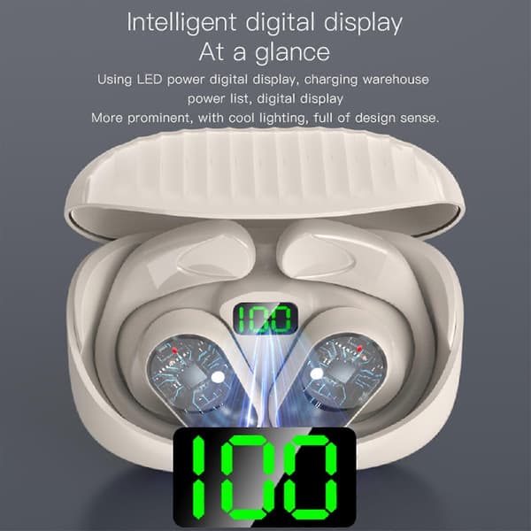 Bluetooth-headset, trådlöst Bluetooth-headset, 5,3-tums smart digital display affärs-high-end-headset