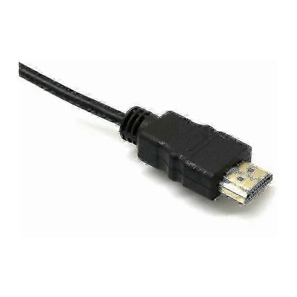 HDMI til VGA-kabel 1m 1080p konverter til skærm, projektor, pc, tv-forbindelse