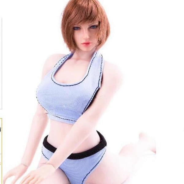2x1/6 Kvinders Sportsundertøj Bikini Trusser til 12 tommer Actionfigur