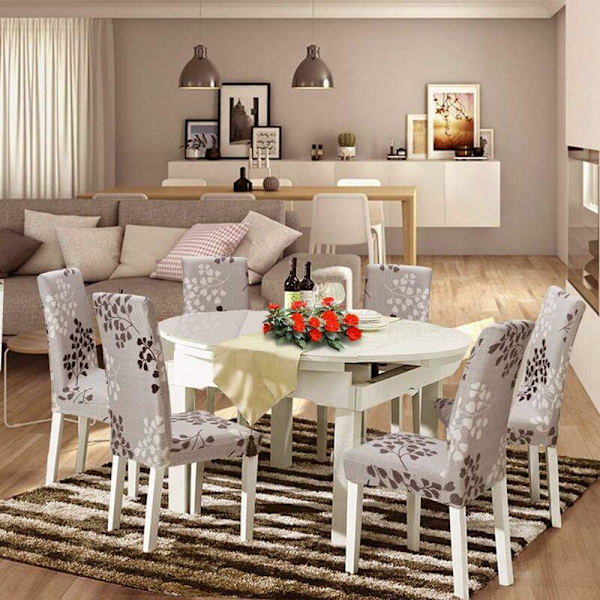 BETTE Stretch Stolsöverdrag 4-pack Hög Rygg Elastiska Stolsöverdrag Slipcover