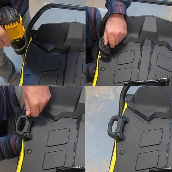 2x Universal Takräcke Bagagehållare Basfäste för Ski Doo LINQ 860201806
