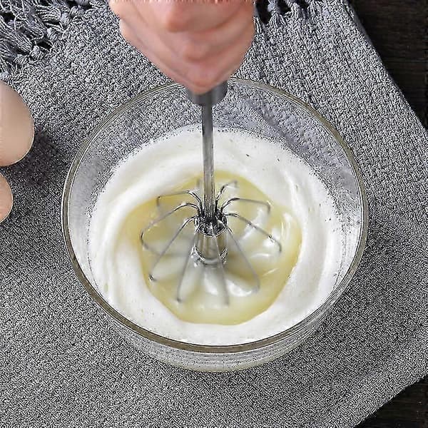 Äggvisp, Äggvisp i rostfritt stål Handdriven Äggvisp Blender 1st