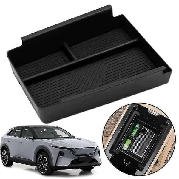 För Mazda Ez-6 6E 2025 Central Control Armstödslåda Förvaringslåda Trådlös