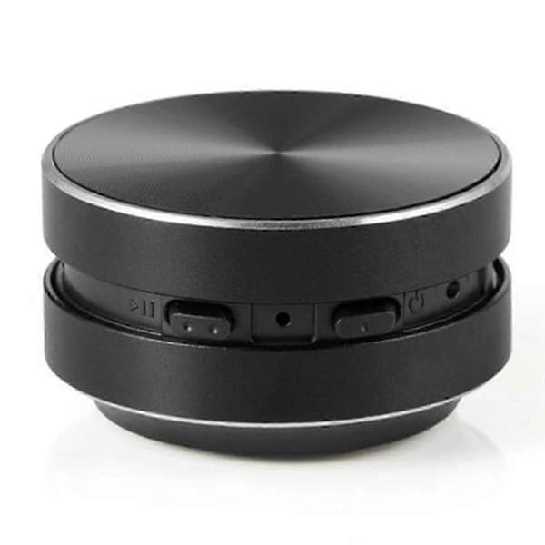 25-26 Bærbar Kompatibel Knogleledningshøjttaler Stereolyd, Bluetooth-højttaler (Sort) Black