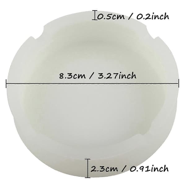 3-pack cool askkopp lysande silikonaskkopp askkoppar för utomhusbruk premium silikongummi hög temperatur värme 26s
