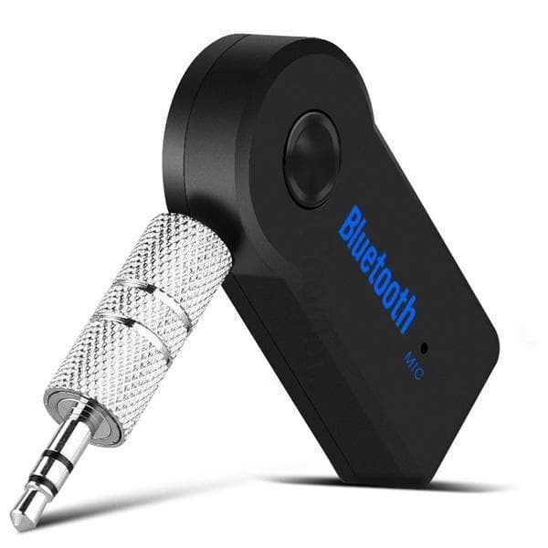Bluetooth musikkmottaker til bilen - AUX - Bluetooth 5.0 Svart black
