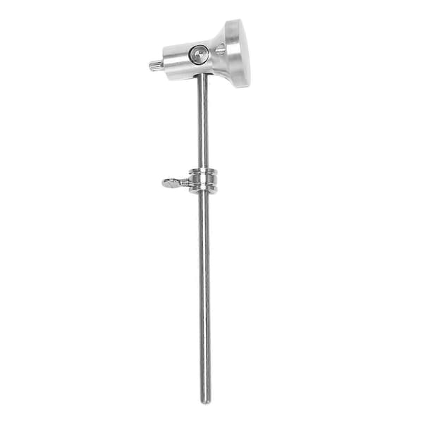Basstrommepedalvisp i aluminiumslegering, justerbar hammerhode, tilbehør til perkusjonsinstrumenter Silver