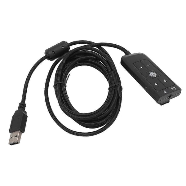 Kingston HyperX Cloud II USB 3.5 mm lydkortadapter til hovedtelefoner og mikrofoner