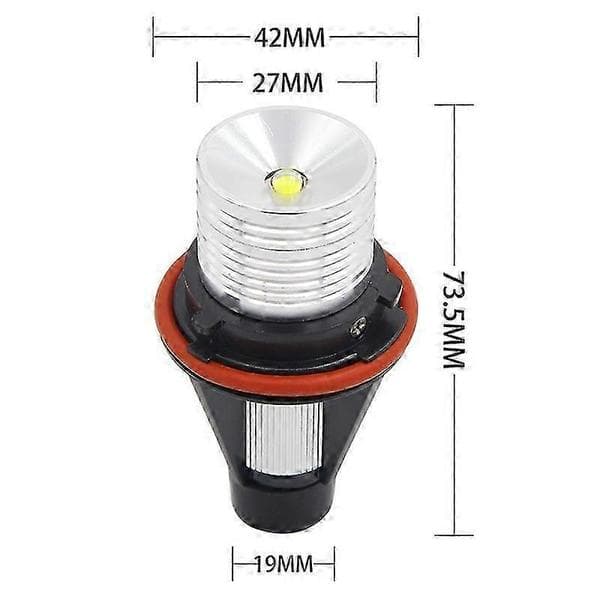 2 kpl LED-merkkivalopolttimoita virheettömään autoon BM-malleihin E39 E53 E60 E61 E63 E64 E65 E66 E87 525i 530i 545i Yellow