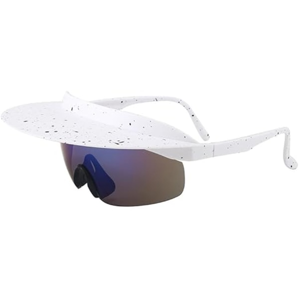 Ellipse Hatt Solbriller Trendy Solbriller UV400 Solbriller UV-blokkerende Menn Kvinner Klassisk Trendy B