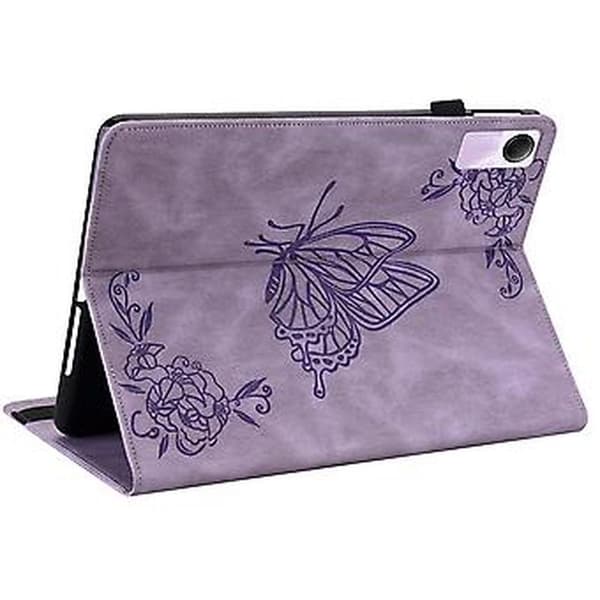 Læder tablet cover til Xiaomi Redmi Pad SE 11 tommer (Lilla)