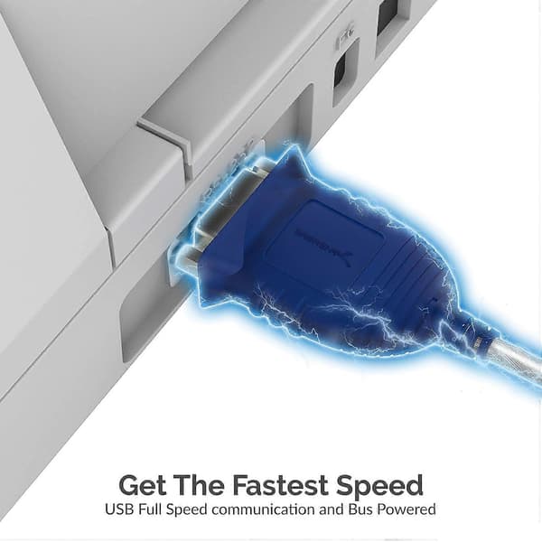 USB 2.0 til seriel (9-benet) DB 9 RS 232 konverterkabel