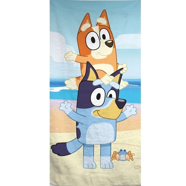 Bluey Balance Badehåndklæde, Strandhåndklæde 70x140 cm (Hurtigtørrende)
