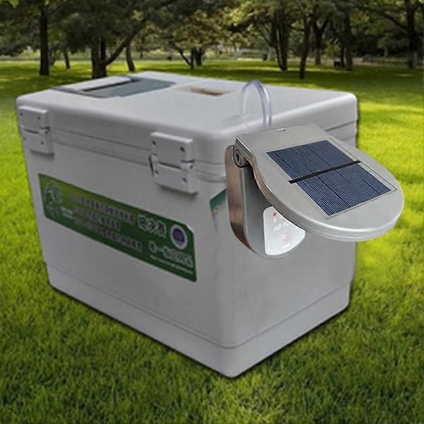 Solardriven dammluftare Luftsyrepump Vikbar Solvattenluftpump för9556