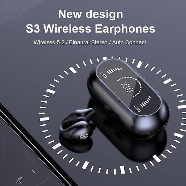Trådløst øre-klips Bluetooth-hodetelefonsett