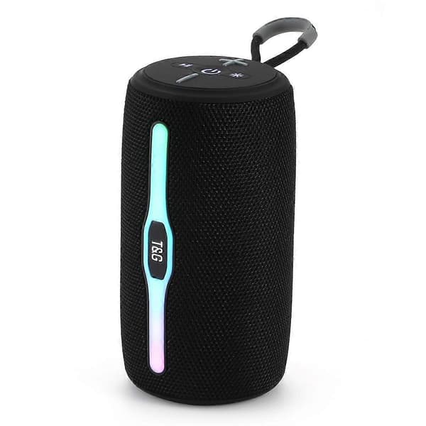T&G TG675 Music Pulse langaton Bluetooth-kaiutin LED-valolla Black