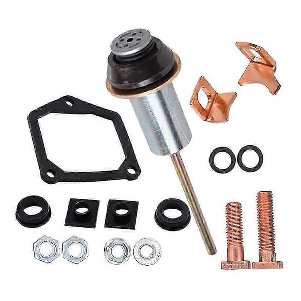 Universal Motor Starter Solenoid Reparasjonssett Stempelkontaktsett for-Yvan