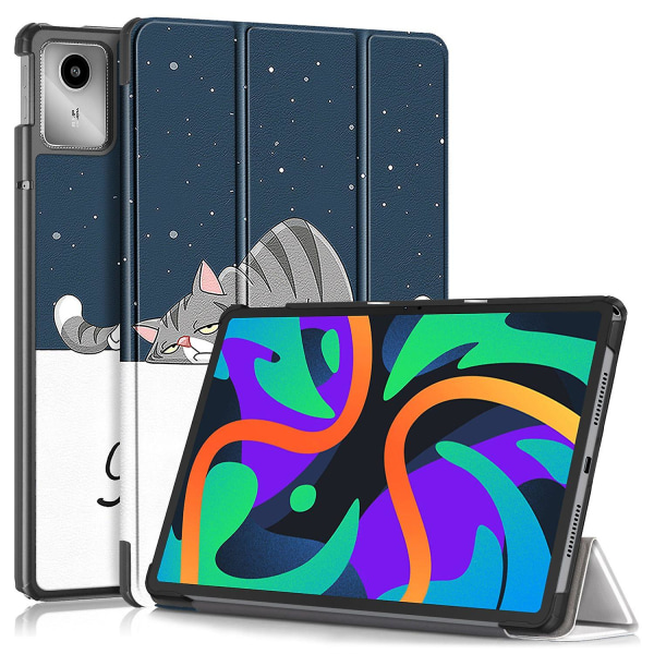 För Lenovo Tab M11 (Xiaoxin Pad 11 2024) Trifold Stand Cover Mönster Auto Sleep Wake Tablet Case Multicolor Style B Lenovo Tab M11 (Xiaoxi