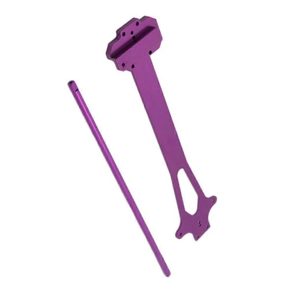 Metal RC Aksel og Plade til 124019 1/12 RC Modelbil Erstatningsdele Purple