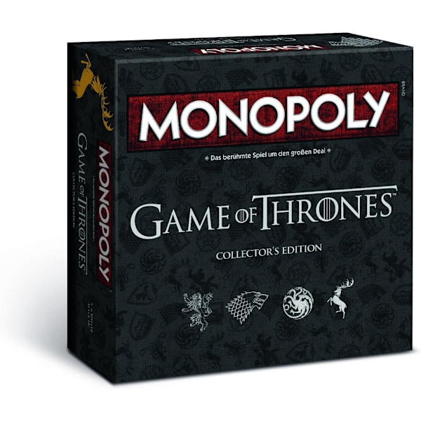 Monopoly Game of Thrones Samlarutgåva - Spelet för den populära serien 6 spelare