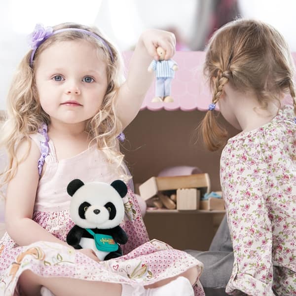 Panda Pehmolelu, Pehmoeläin Pehmeä Halattava Pehmolelu Panda Pehmonukke Pehmoeläinnukke Pehmonukke Pehmolelu Panda