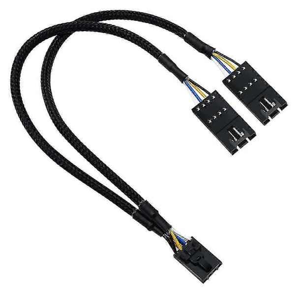 RGB Splitter til Corsair RGB HUB, Lighting Node Core og ICUE Commander CORE XT 4-benet han til hun-Yvan