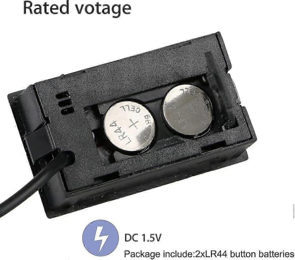 Digitalt Termometer Hygrometer, pakke med 2 Hygrometer Termometer Mini Probe Termometre Temperatur Fugtighedsmåler (2 pak)