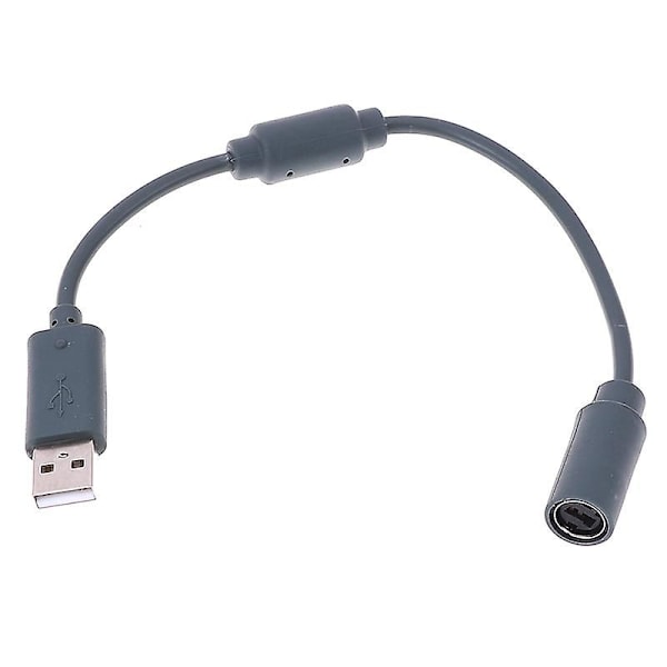 Ledningsforbundet Controller Usb Afbrydelsesadapterkabelledning Til Xbox 360 Grå 23cm Shytmv