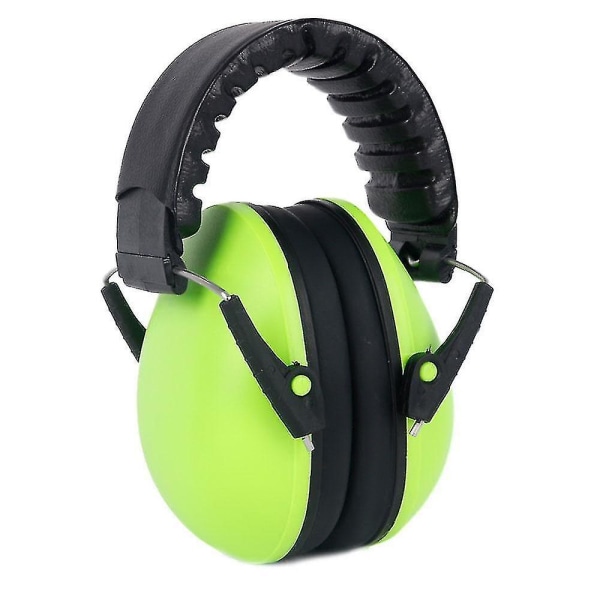 Justerbare, sammenklappelige høreværn til børn, støjreducerende høreværn Green