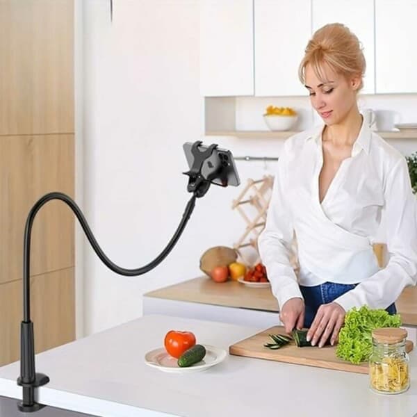 Mobile Phone Holder for Table Flexible Mobile Arm with Clamp