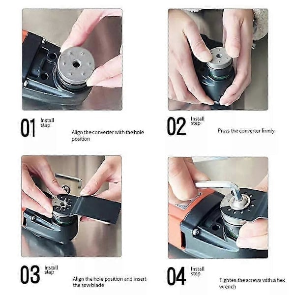 Nya Modeller För Starlock Adapterverktyg Star Lock System Oscillationssågblad Adapter