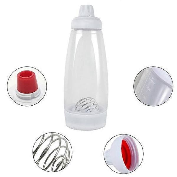 1000 ml Cupcake Vaffel Pandekagedej Shakerflaske Blue