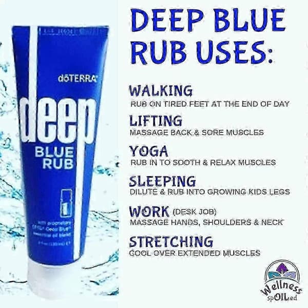 2025-26 Deep Blue Rub 120ml Kroppsolja 2026 1PC