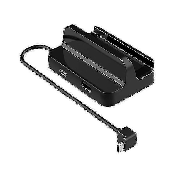 Steam Deck Dock med HDMI 4K 60Hz og hurtig Ethernet-forbindelse