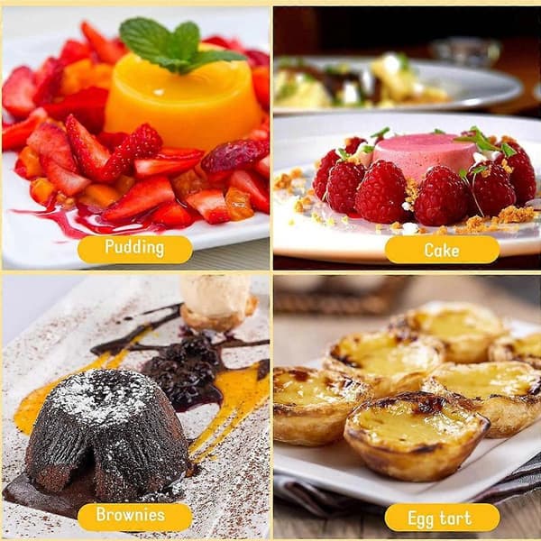 10 stk. individuelle former eggterteformer, pudding- og cupcakeformer, mini sjokoladefondantformer style1197