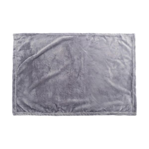 Solid Blød Stue Soveværelse Aircondition Seng Tæppe Sofaseng Babytæppe Ensfarvet Varm Knæbeskyttelse Dark gray