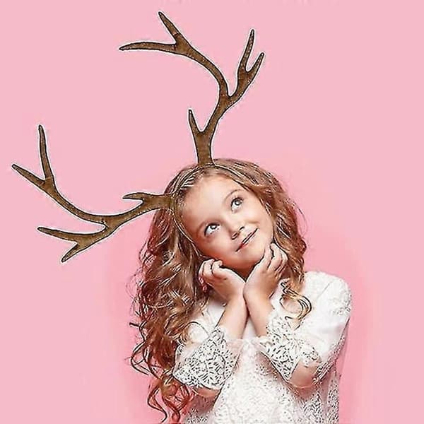 Julegevir Pannebånd Justerbart Reinsdyr Elg Cosplay (D)