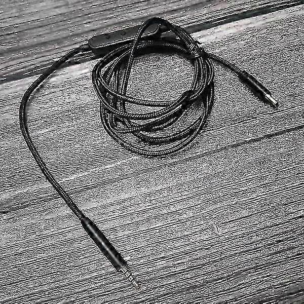 USB C til 2,5 mm han-kabel til QC25/QC35/QC35II/QC45 hovedtelefonkabel med mikrofon