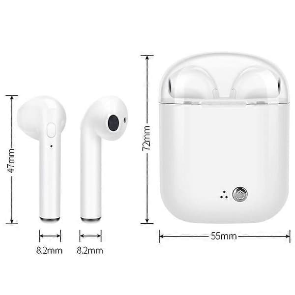 Binaural trådløst Bluetooth-hodesett Blue