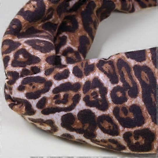 Kryds-hårbånd Leopardprint Hårbånd Elastiske Løbe-hovedbeklædninger