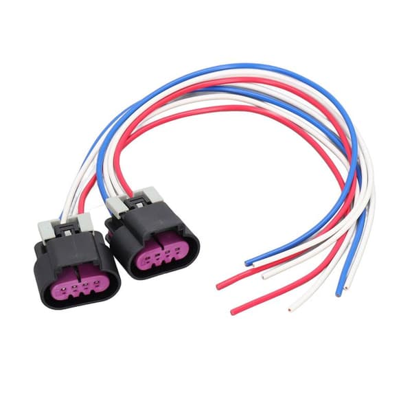2 pcs Headlight Connector Pigtail Adapter Wiring Harness for Dodge Charger Xenon HID Replacement