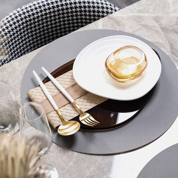 5 Soup Spoons Stainless Steel Compact Western Kitchen Spoons