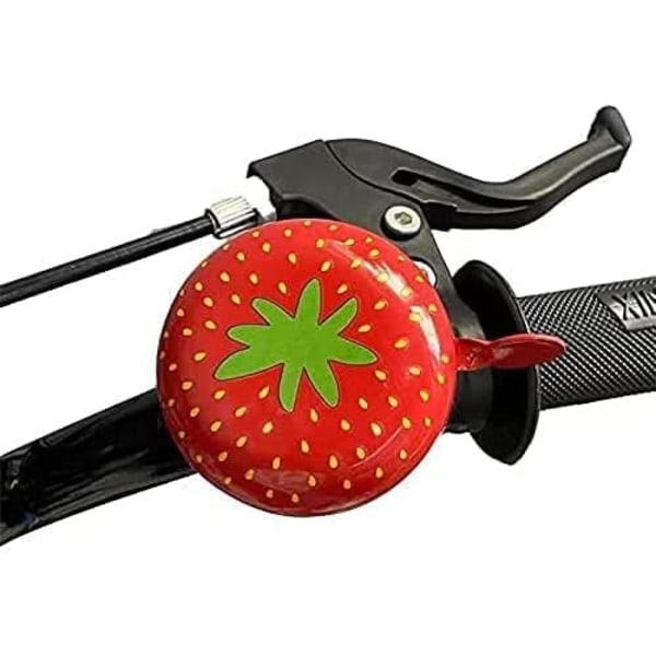 Cykelklocka, Jordgubbscykelklocka, Cykelstyreklocka för barn Vuxna Flickor Pojkar Barncykel Scooter Landsvägscykel
