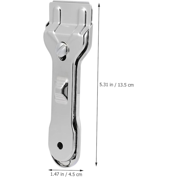 2 stk. vindusrengjøringsverktøy for å tørke sømmer, barbermaskiner, gulvskrapere, gulvverktøy for vindusskrapere, keramiske fliser, gulvrensere, bilblad