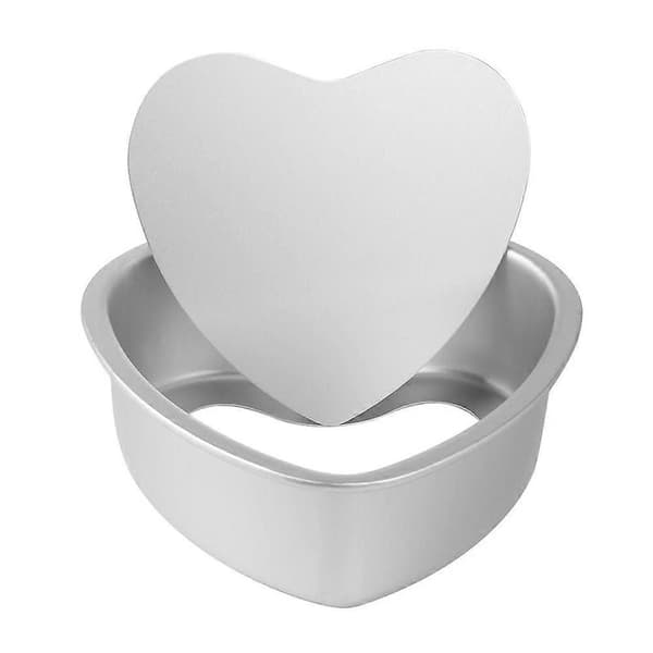 Søt Hjerteformet Kakeform DIY Non-stick Bakeform Kakeformer Panne (6 tommer) style1735