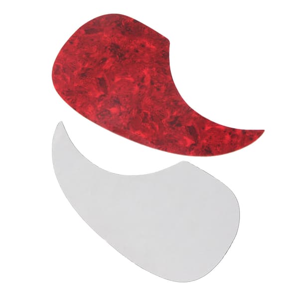 Faux Rød Skildpadde Selvklæbende Pickguard til Akustisk Guitar